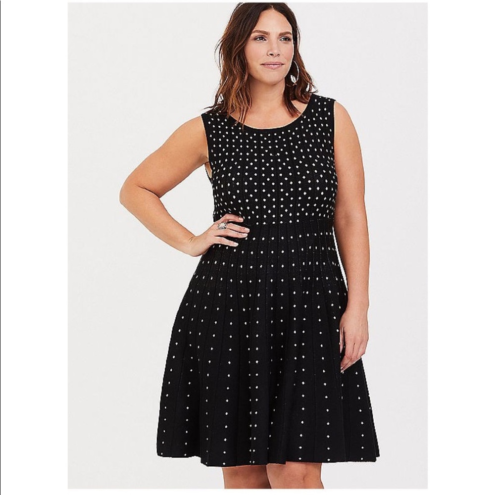 Torrid Polka Dot Skater Dress
